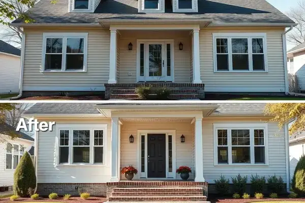 Exterior home renovation