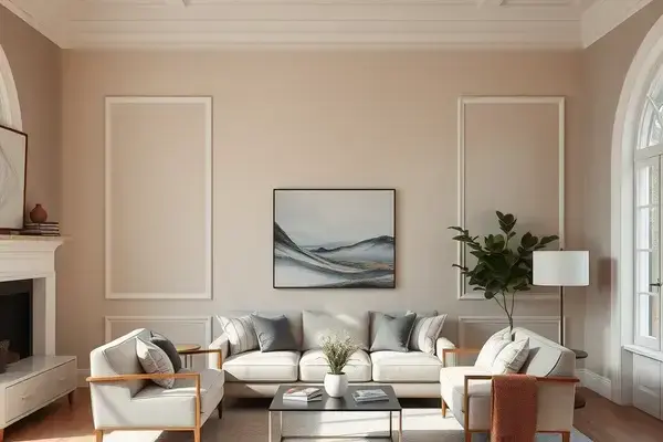 Interior living room painting